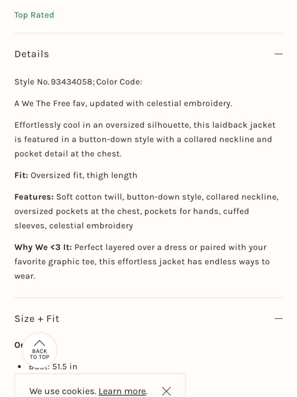 We the free madison city Embroidered Jacket - Picture 7 of 8